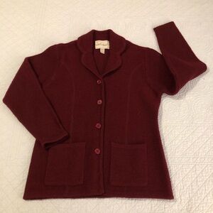 Vintage Lord & Taylor wool cardigan. Size medium.